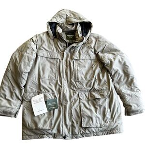 Eddie Bauer Ridgeline Goose Down Winter Parka Jacket Made In USA Size XXL